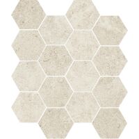 Hexagon matt Leccese 33,5 x 28,5 cm