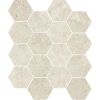 Hexagon matt Leccese 33,5 x 28,5 cm