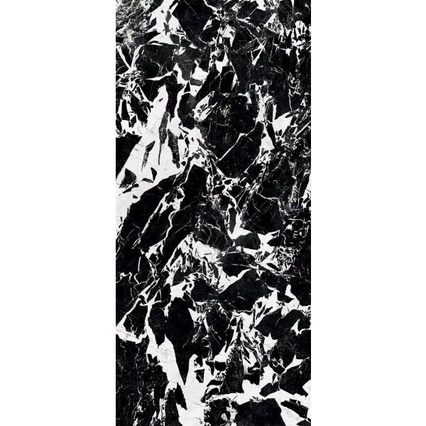 Fragment high-glossy B&W_Marble